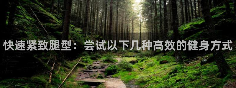bsports官网 必一运动：快速紧致腿型：尝试以下几种高效的健身方式